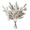 Vickerman 19.5" Snowy Glitter Aritificial Pinecone Fir Spray 4 per bag.